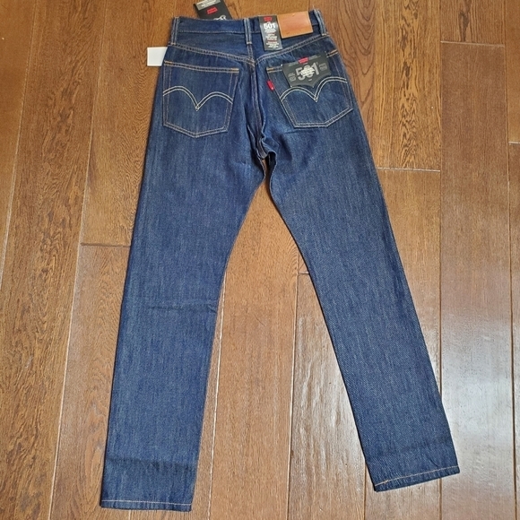levi's 501 Original Fit Dark Wash High-rise Straight Leg Size 24 x 30 NWOT - Picture 10 of 16